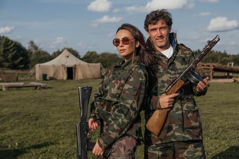 Юрий Жирков отметил день рождения на военном полигоне