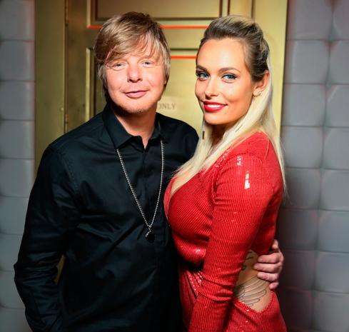 Андрей Григорьев-Аполлонов с женой