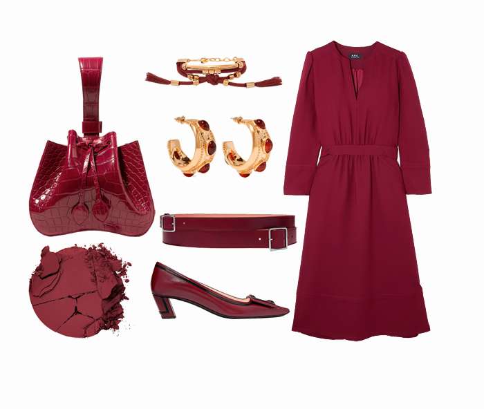 Винные оттенки - самые модные в этом сезоне