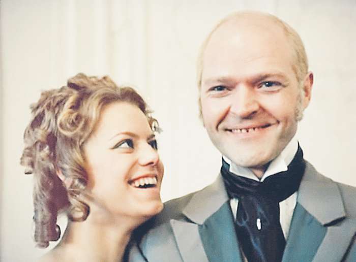 С Алексеем Жарковым в фильме «Узник замка Иф»