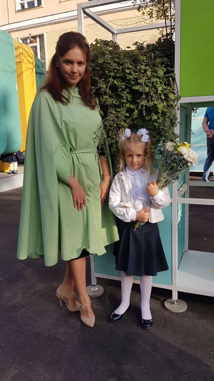 Янина Мелехова с дочерью