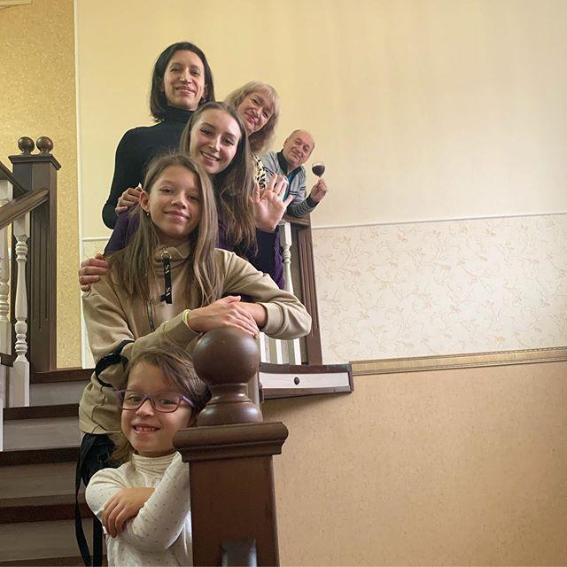 Елена Борщева с родственниками