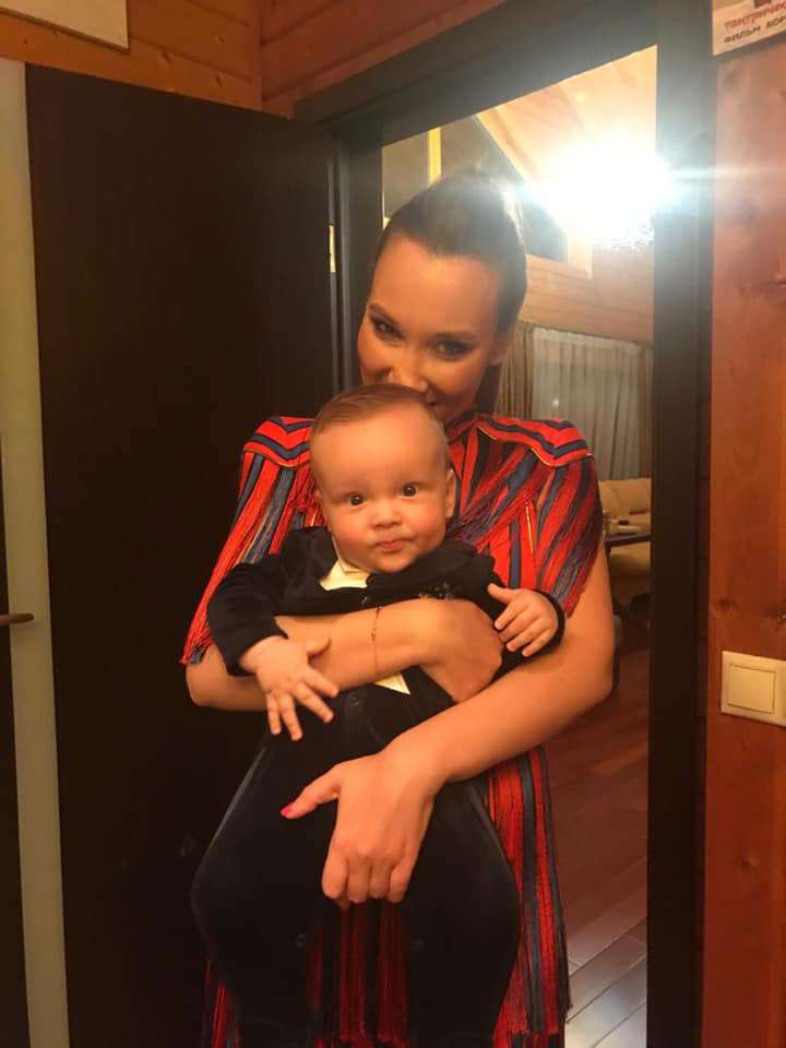 Екатерина Белоцерковская с сыном