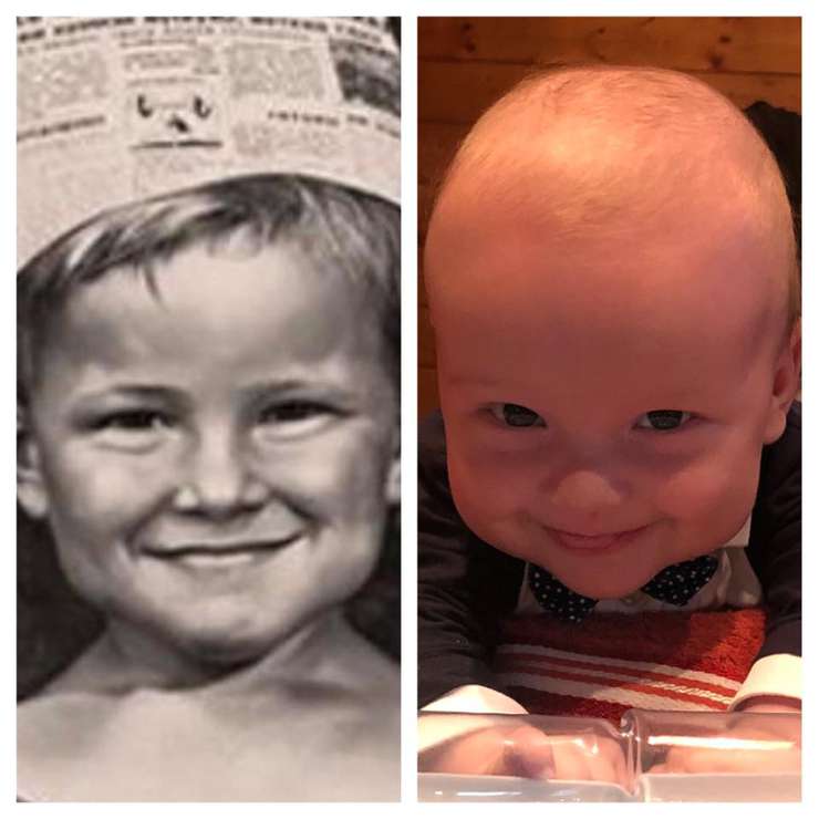 Маленький Филипп Грачевский очень похож на своего звездного папу в детстве