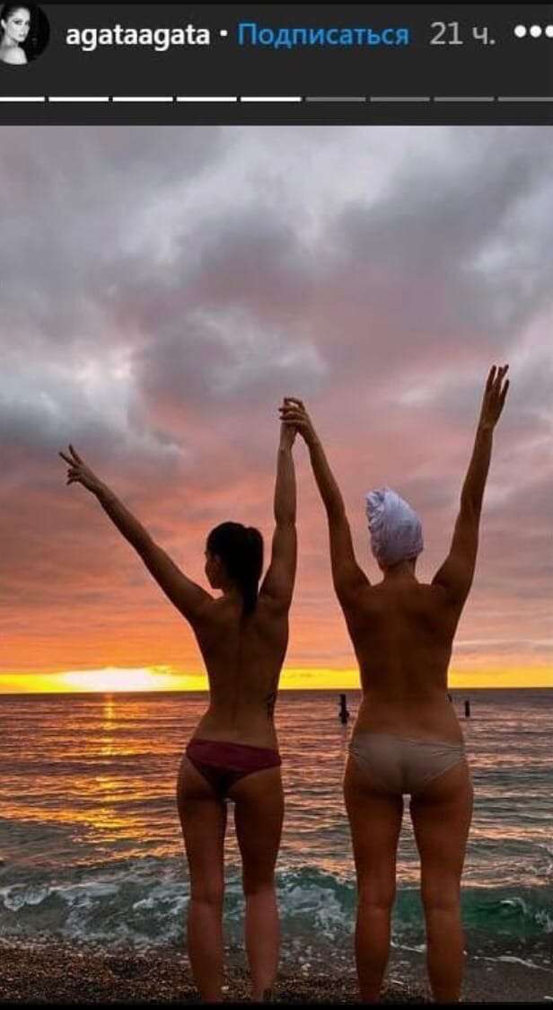 Агата Муцениеце и Ольга Сухарева