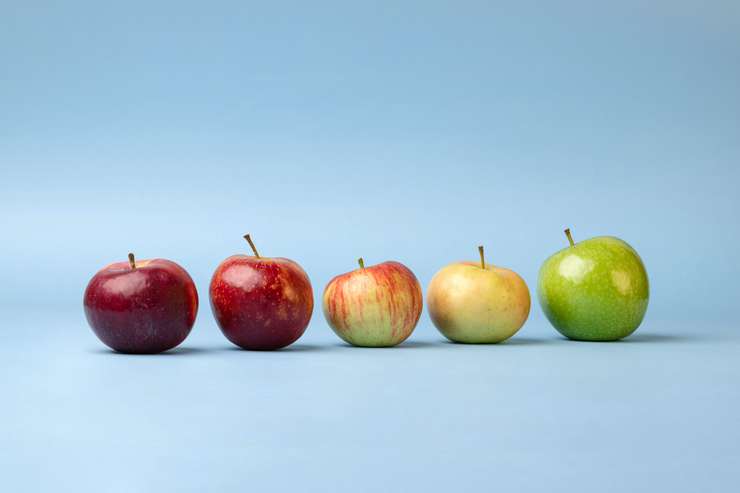 Не заменяйте яблоками все фрукты и овощи