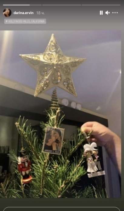 Новогодняя игрушка с совместной фотографией пары