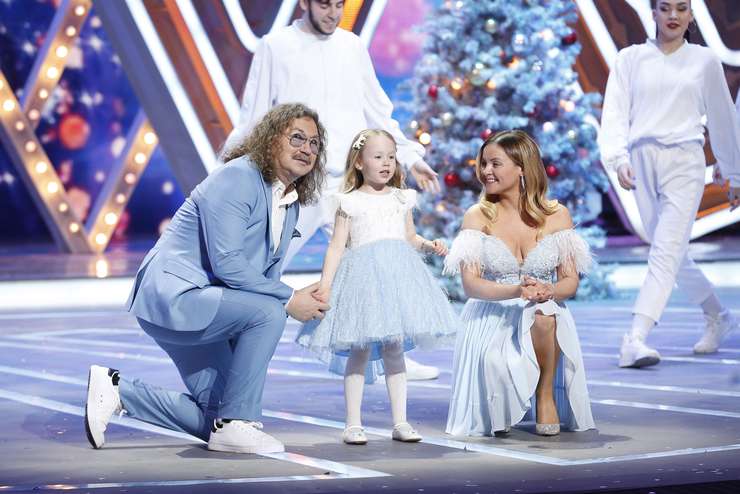 Игорь Николаев и Юля Проскурякова выведут на сцену пятилетнюю дочь