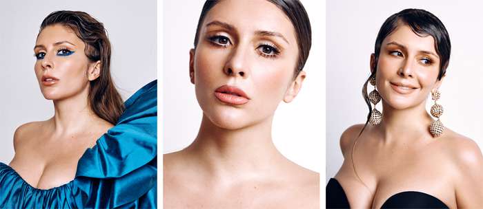 Валерия Кожевникова демонстрирует три модных весенних макияжа