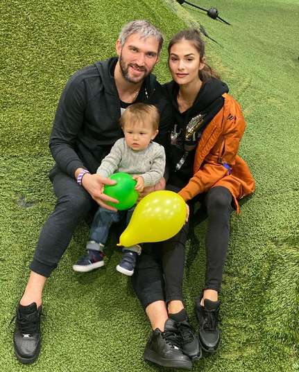 Александр Овечкин и Анастасия Шубская