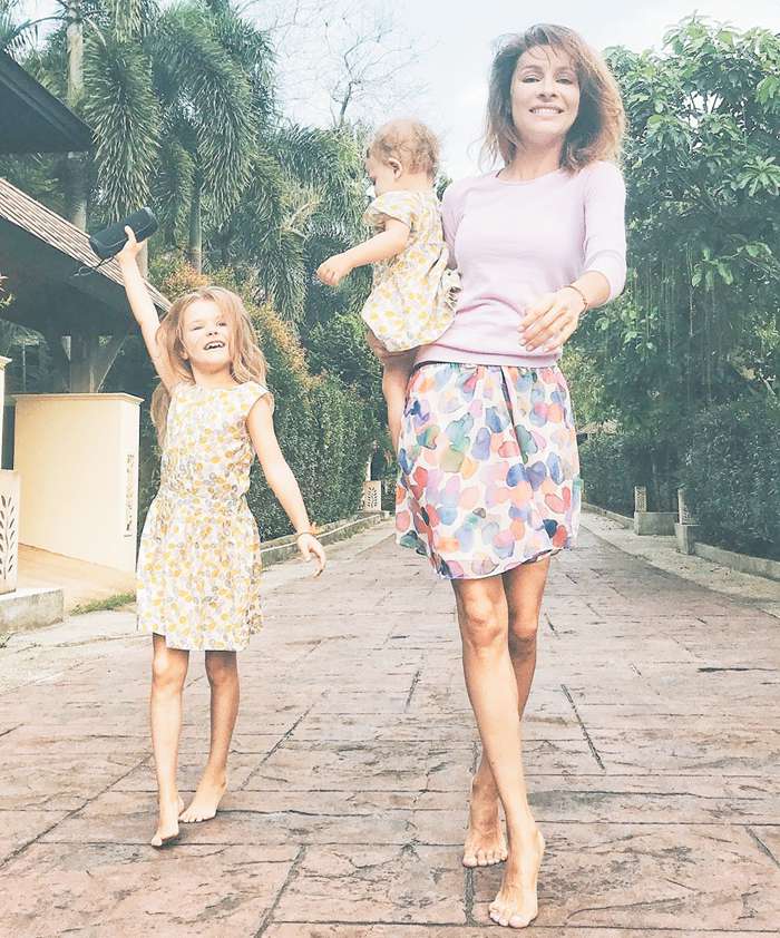 У актрисы есть двое дочерей - Полина и Ева