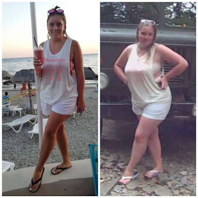 Фото Кристины до и после