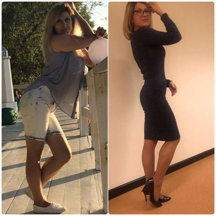 Наталия до и после своего преображения
