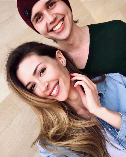 Анна Заворотнюк с братом