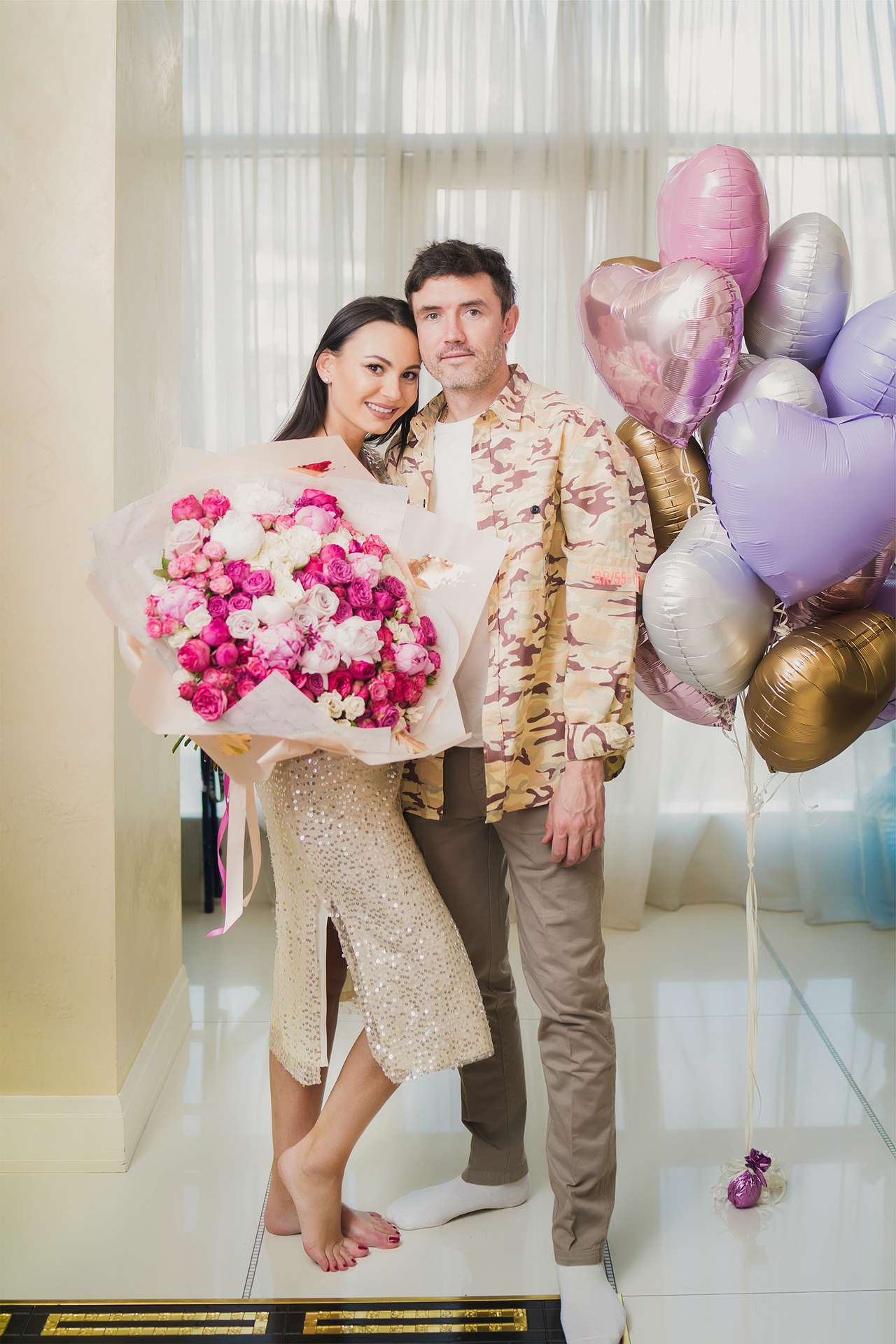 Инна Жиркова с мужем Юрием Жирковым
