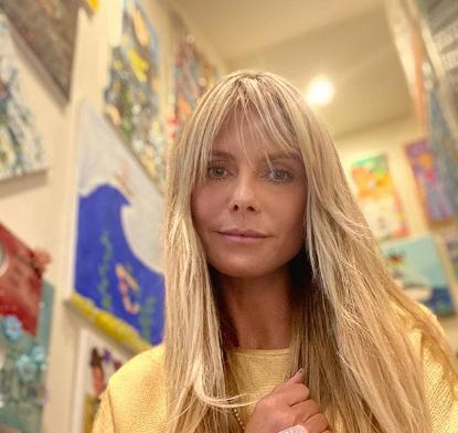 Молодой муж снял 46-летнюю Хайди Клум топлес