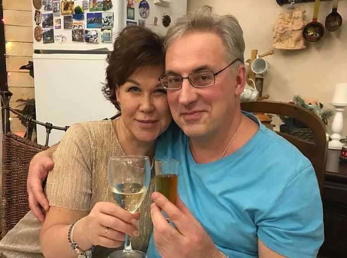 Андрей Норкин с женой