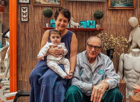 Эммануил Виторган с семьей