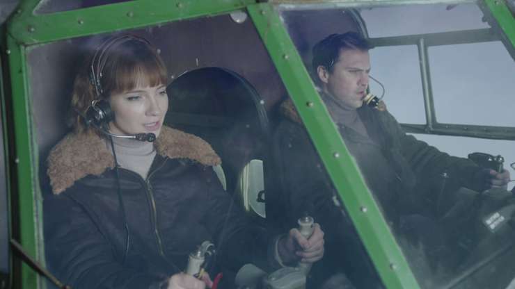 На съемках актрисе Марии Луговой пришлось летать на настоящих самолетах