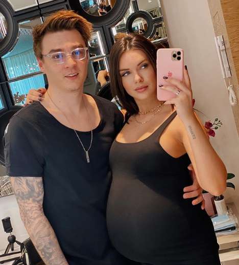 Катя Жужа с мужем