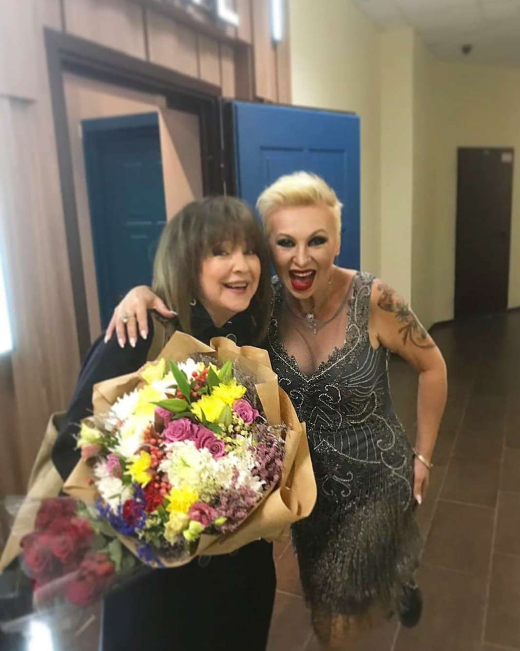 Валентина Легкоступова и Катя Семенова