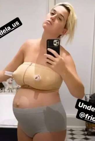 Кэти Перри показала фигуру спустя пять дней после родов