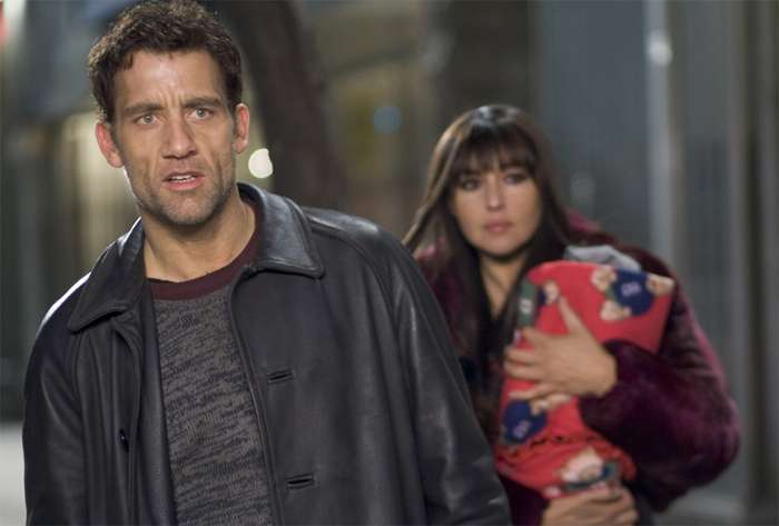 С Моникой Беллуччи в фильме Пристрели их