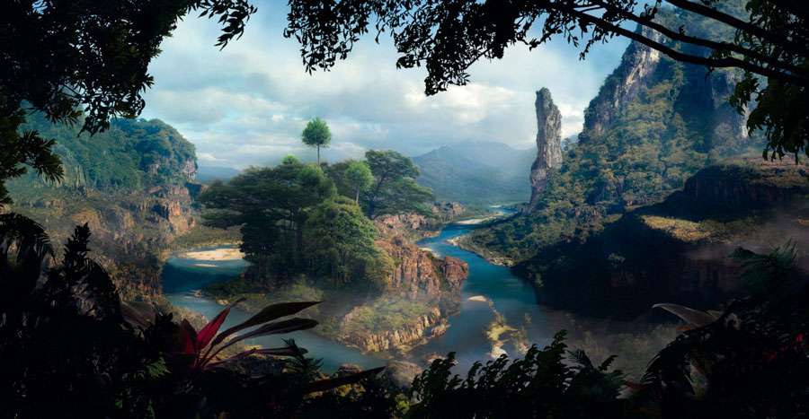 Планета Пандора, окрестности горы Цзянькуньчжу