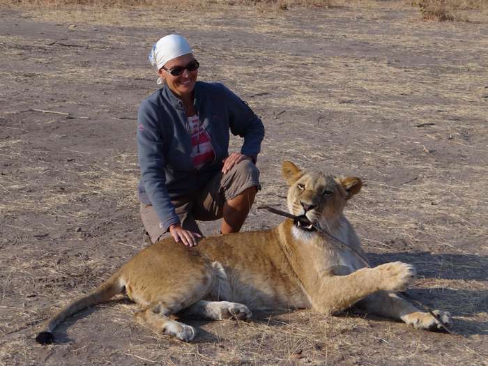 Нина Шацкая в Кении