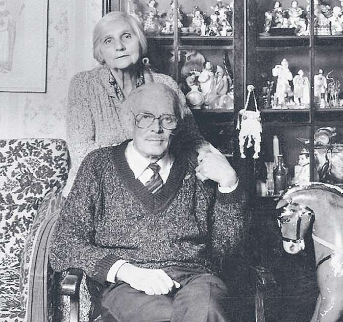 Павел Кадочников с супругой Розалией Котович