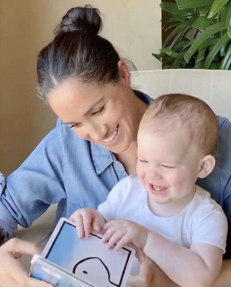 Меган Маркл с сыном Арчи