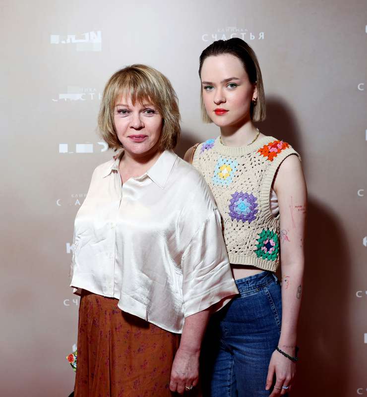 Елена Валюшкина с дочерью Марией