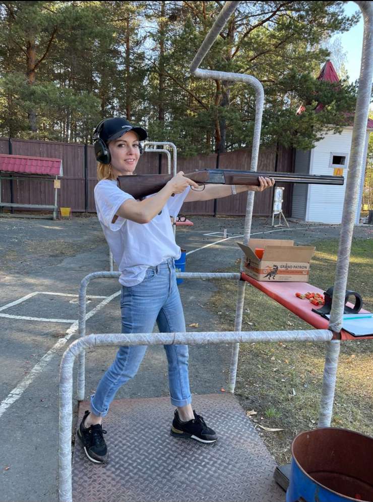 Сашина удивила всех меткой стрельбой Сашина удивила всех меткой стрельбой