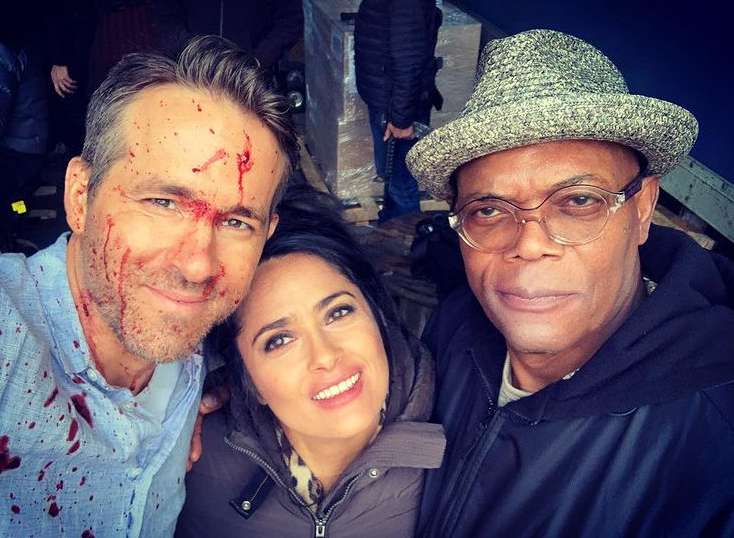 Райан Рейнольдс на съемках