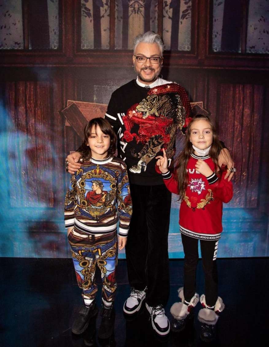 Филипп Киркоров с детьми