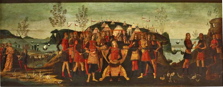 Фунгаи Бернардино. Сципион Африканский принимает сдавшегося в плен царя Сифакса