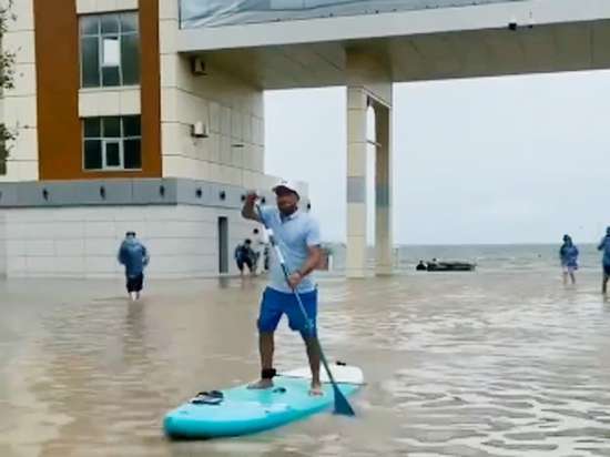 В Краснодарском крае дороги превратились в реки