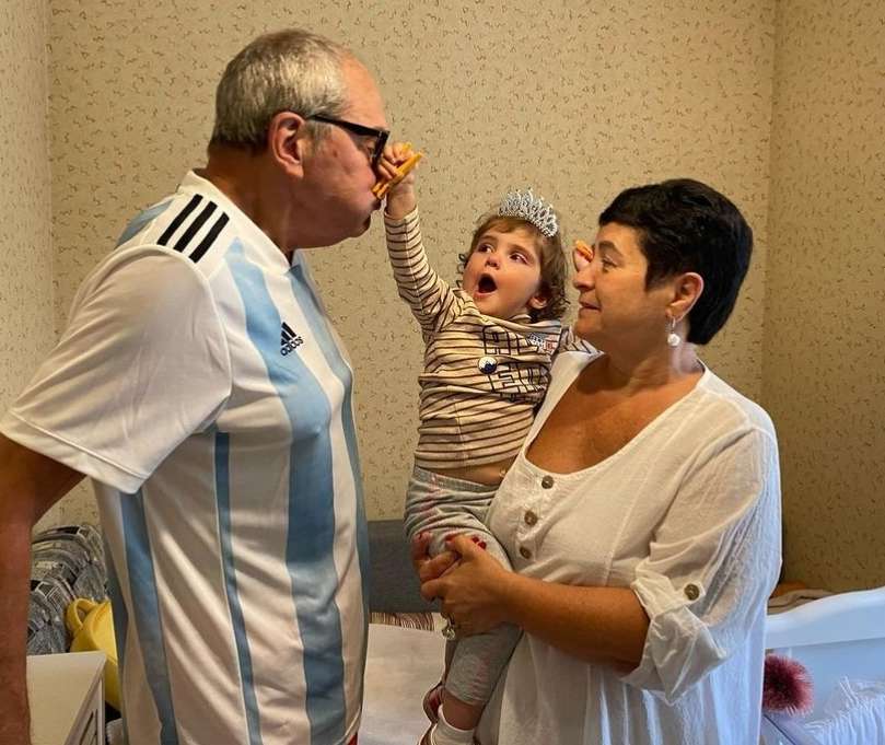 Эммануил Виторган и Ирина Виторган отметили двухлетие дочери Клары