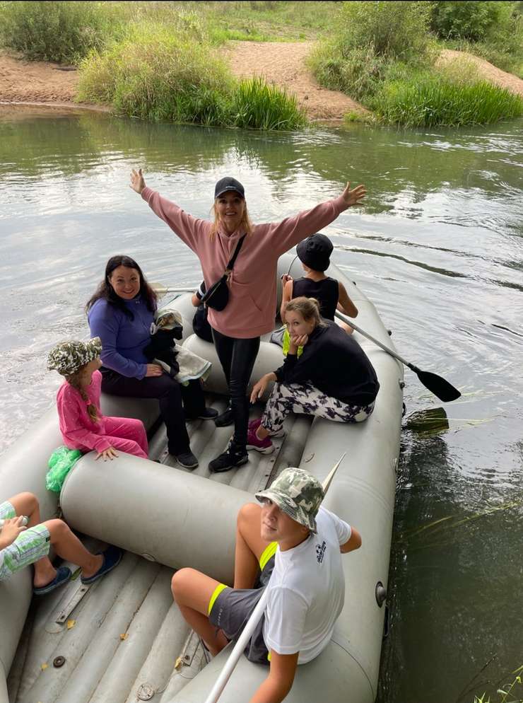 Не обошлось без экстремального путешествия по реке Киржач