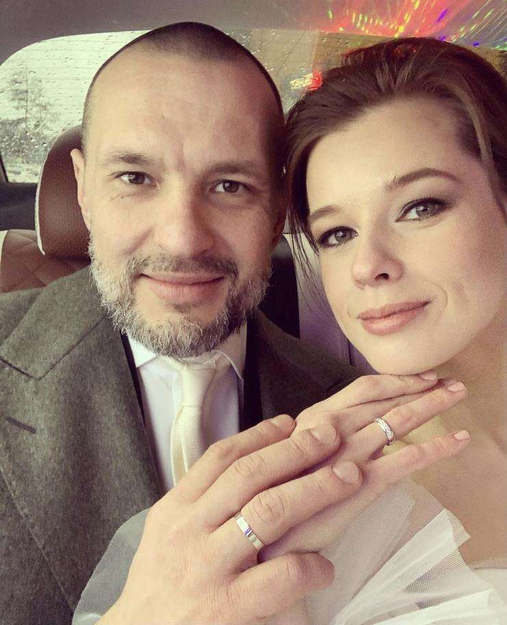 Екатерина Шпица с мужем