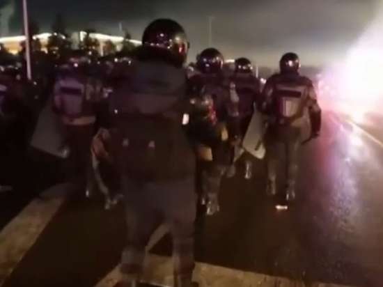 Кадр из онлайн-трансляции из Казахстана