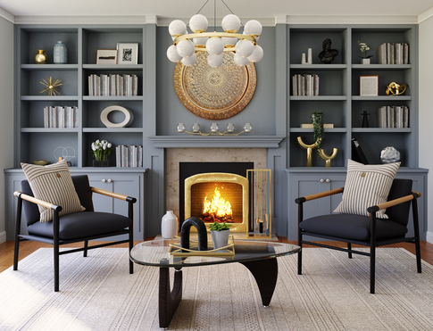 Как произведение искусства: создаем интерьер в стиле ар-деко