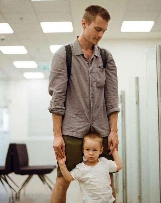 Актер вместе с сыном Олегом