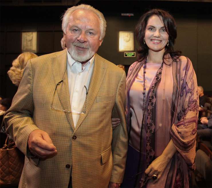 С мужем Павлом Гусевым, главным редактором газеты Московский комсомолец и общественным деятелем