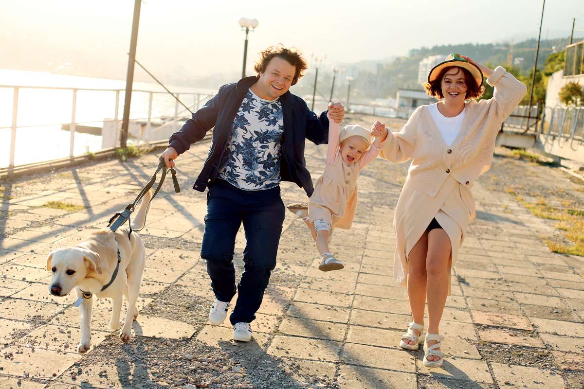 Сергей и Екатерина Друзьяк с дочерью