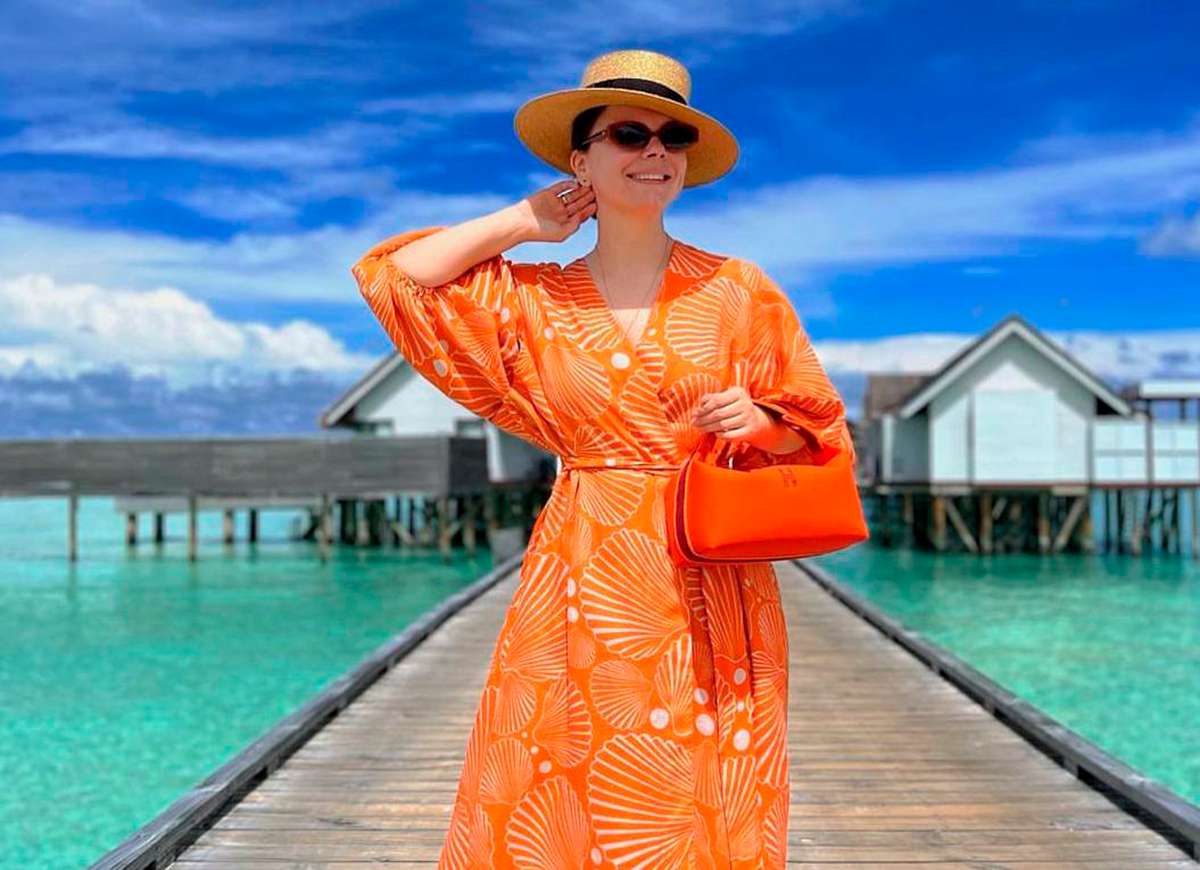 Татьяна Брухунова на Мальдивах