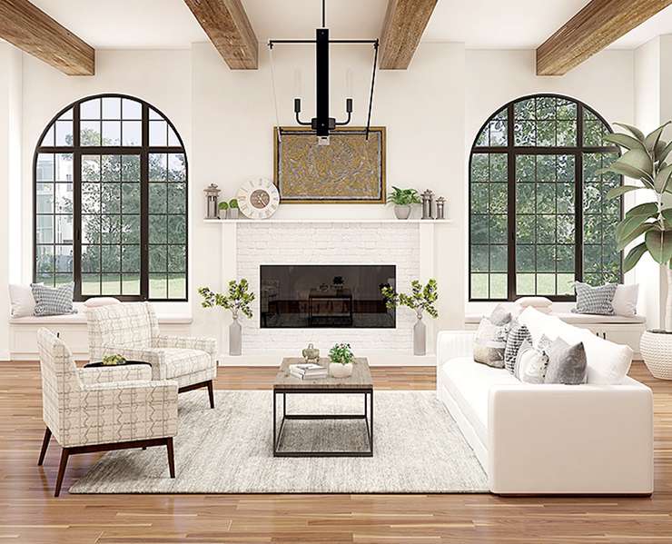 В комнате должно быть много света. Панорамные окна в пол – отличное решение В комнате должно быть много света. Панорамные окна в пол – отличное решение