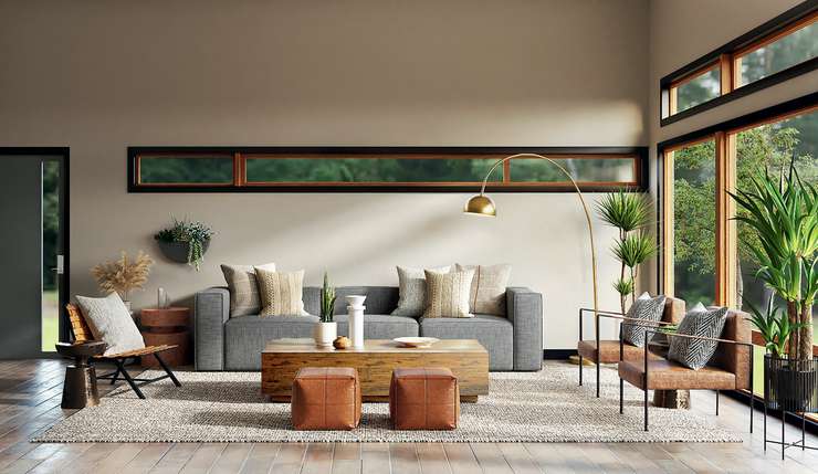 Выбирая ткани, отдайте предпочтение нейтральным оттенкам Выбирая ткани, отдайте предпочтение нейтральным оттенкам