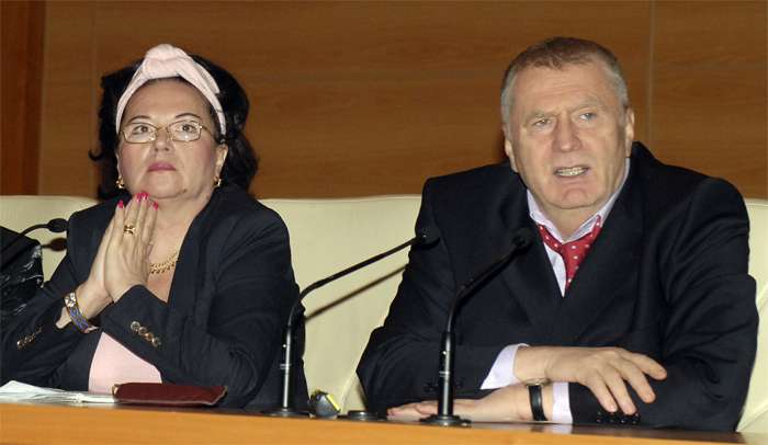 Владимир Жириновский и Галина Лебедева