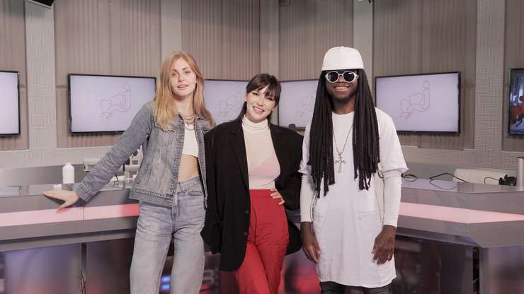 Ольга Серябкина с ведущими шоу